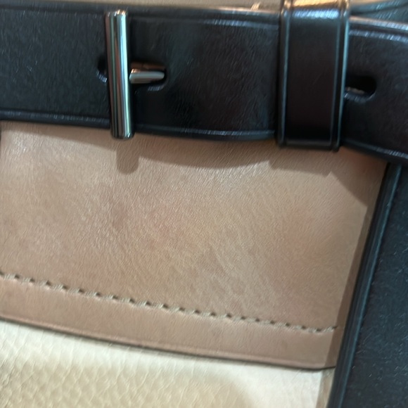 Reed Krakoff handbag, leather, black, brown and tan leather, 13”w, 10”h, 4”d - Picture 5 of 16